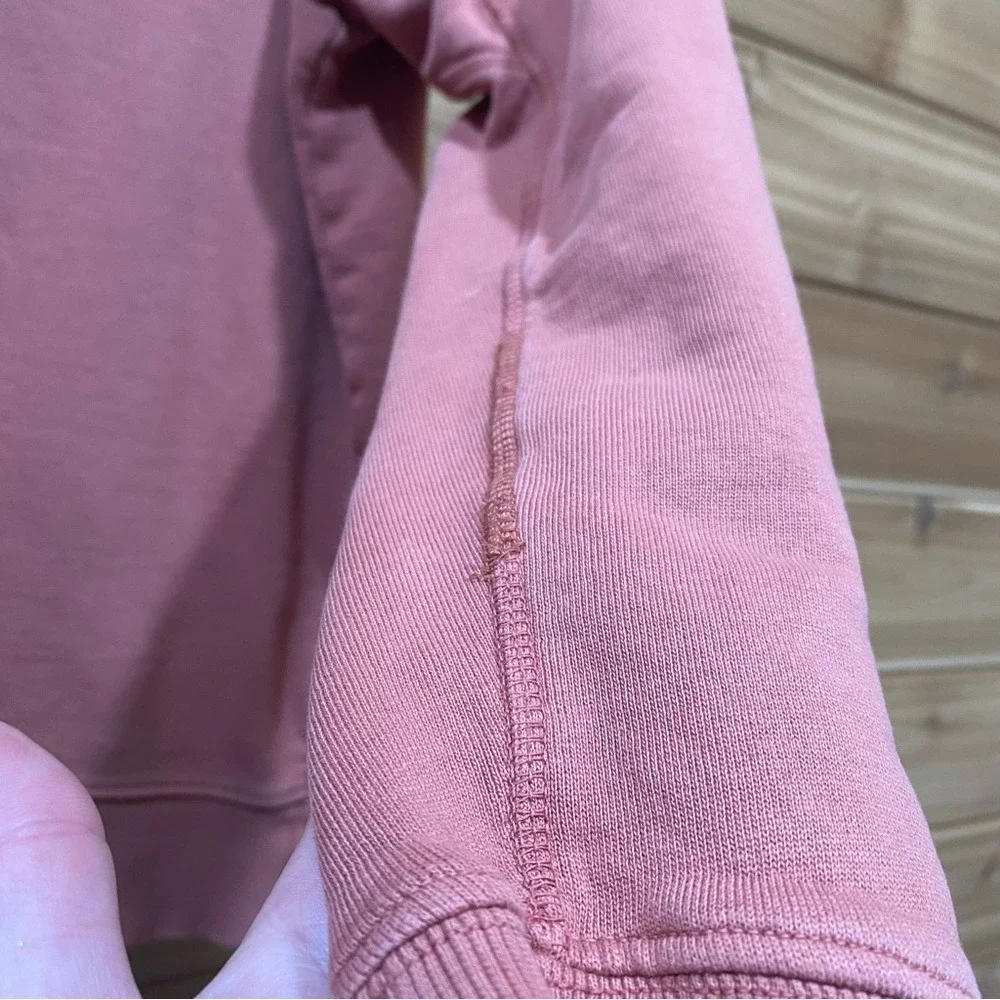 Pact Women's Dusty Rose Crew Neck‎ Sweater Small Organic Cotton